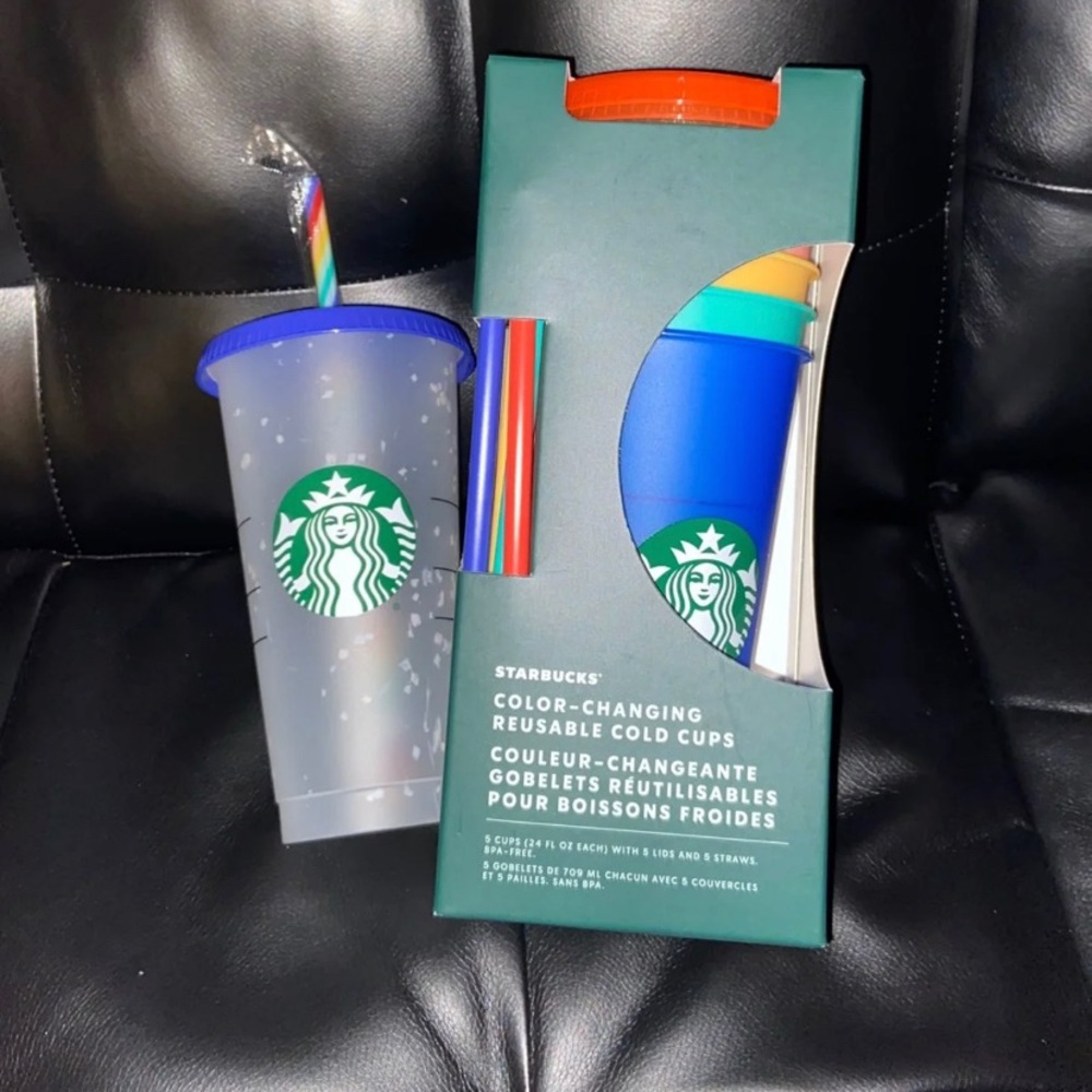 Starbucks color changing & confetti cup
